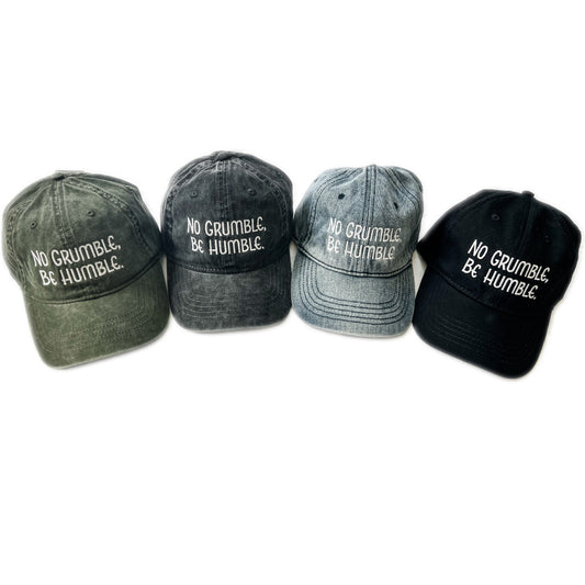 Dad Hats - No Grumble, Be Humble.